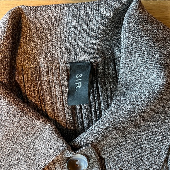 SIR the label Impasto Ribbed Polo Top Size 1 - Picture 4 of 5